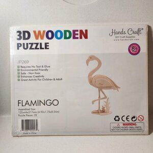 NEW 3D Puzzle Flamingo Bird Figure STEM KIT CRAFT Project Science Lab